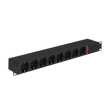 

Блок розеток 19", 9 розеток NT SOC 230.16A-9S-С20 B, SOC 230.16A-9S-С20 B