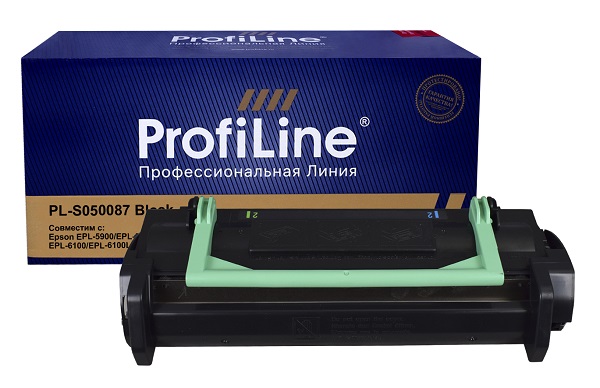 

Картридж ProfiLine PL-S050087 для Epson EPL-5900/EPL-5900L/EPL-6100/EPL-6100L black 6000 копий, PL-S050087