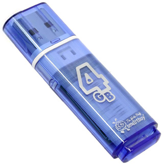 

Накопитель USB 2.0 4GB SmartBuy SB4GBGS-B Glossy синий, SB4GBGS-B