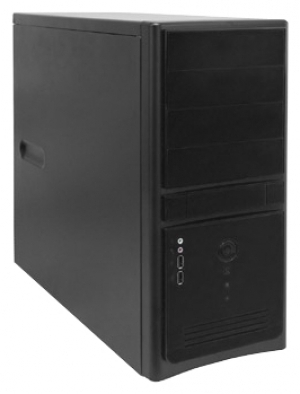 Корпус ATX In Win EC021BL 6101058 черный 450W (USB 2.0x2, Audio), - фото 1