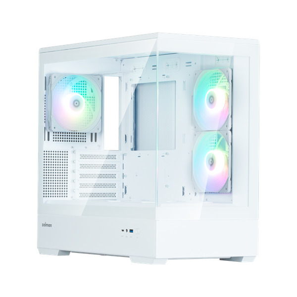 

Корпус mATX Zalman P30 V2 P30 White V2 белый, без БП, боковая и фронатльная панели из закаленного стекла, USB TYPE-C, USB 3.0, P30 V2