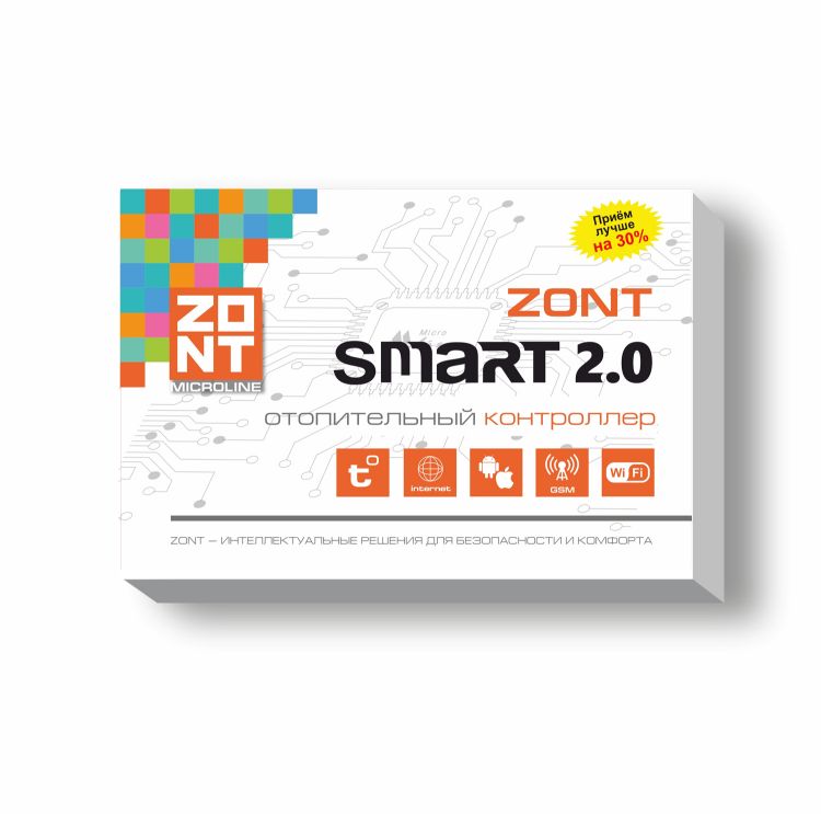 Модуль управления Zont SMART 2.0 (744) ML00004479 GSM и WI-FI термостат для электрических и газовых котлов