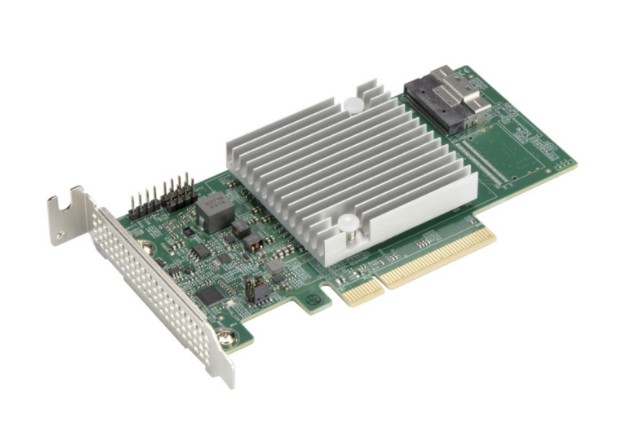 

Контроллер Supermicro AOC-S3808L-L8IT 8 int 12Gb/s SAS3 ports, x8 Gen4, HBA, LP, 122HDDw/exp, AOC-S3808L-L8IT