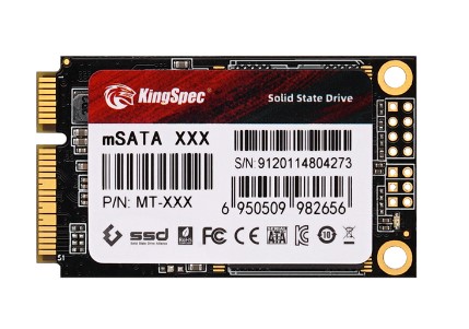 Накопитель SSD mSATA KINGSPEC MT-256 256GB 550/500MB/s IOPS 71K/71K MTBF 1M 120 TBW