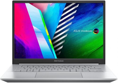 Ноутбук ASUS VivoBook Pro M3401QA-KM113-M002V0 90NB0VZ3-M002V0 Ryzen 5 5600H/8GB/256GB SSD/14" 2.8K/noOS/silver