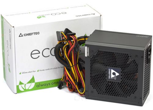 Блок питания ATX Chieftec GPE-500S 500W A.PFC, Fan 12cm, Retail