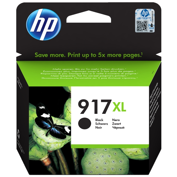 Картридж HP 917 3YL85AE черный (1500стр.) для HP OfficeJet 802x