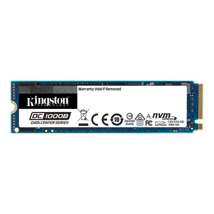 Накопитель SSD M.2 2280 Kingston SEDC1000BM8/240G DC1000B 240GB PCI-E 3.0 x4 NVMe 3D TLC 2200/290MB/s IOPS 111K/12K MTBF 2M 0,5DWPD