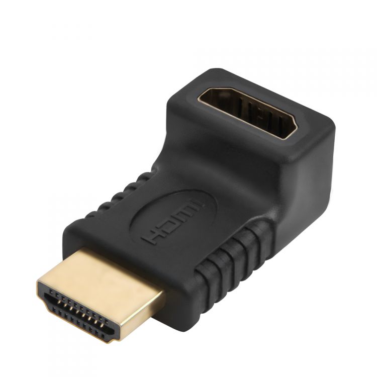 Переходник GCR GCR-CV304 HDMI-HDMI 19M / 19F верхний угол, 01268 цена и фото