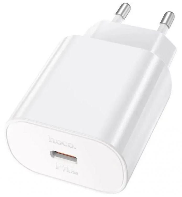 

Зарядное устройство сетевое Hoco N22 25W (PD+QC+AFC) USB Type-C универсальное белый, N22