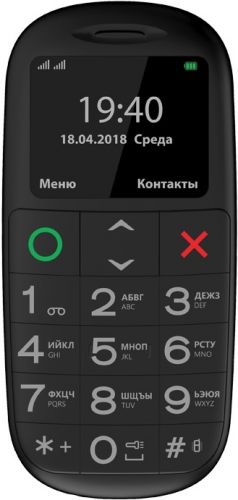 Мобильный телефон Vertex C312 C312-BW - фото 1