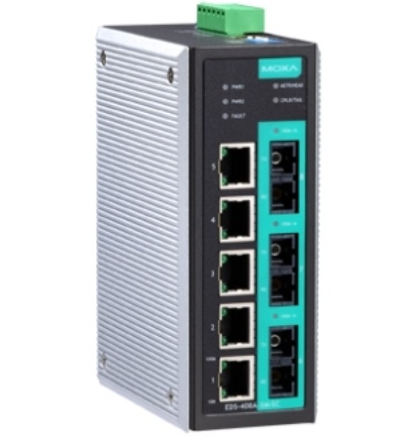 

Коммутатор управляемый MOXA EDS-408A-3S-SC-T 5x10/100 BaseTx ports, 3 single mode 100BaseFx, SC, EDS-408A-3S-SC-T