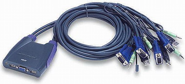 

Переключатель KVM Aten CS64UZ-AT KVM+Audio,1 user USB+VGA=>4 cpu USB+VGA, со встр.шнурами USB 4x1.8м., 2048x1536, настол., исп.стандарт.шнуры, без OSD, CS64UZ-AT