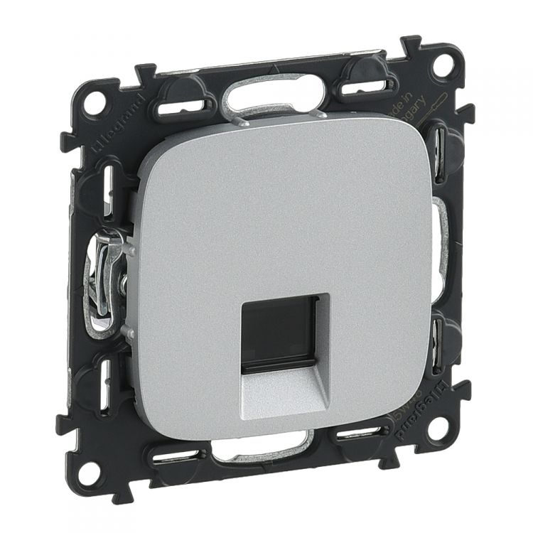 

Розетка Legrand 753942 Valena ALLURE - 1 x RJ45, Кат.6, UTP, с лицевой панелью, алюминий, 753942