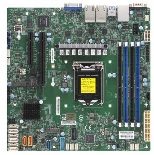 

Материнская плата mATX Supermicro MBD-X11SCH-LN4F-O, MBD-X11SCH-LN4F-O