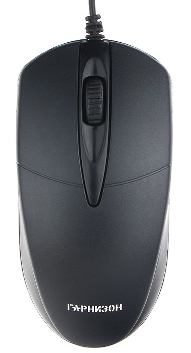 Мышь Garnizon GM-220 черный, USB, 1000dpi, 1,5м