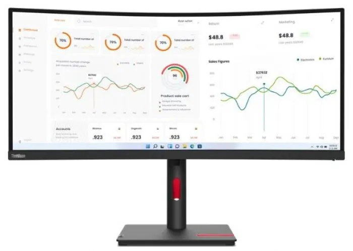 фото Lenovo ThinkVision T34w-30