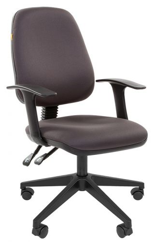 Кресло офисное Chairman 661 Chairman 7022355 темно-серое sl (15-13), ткань стандарт, до 100 кг