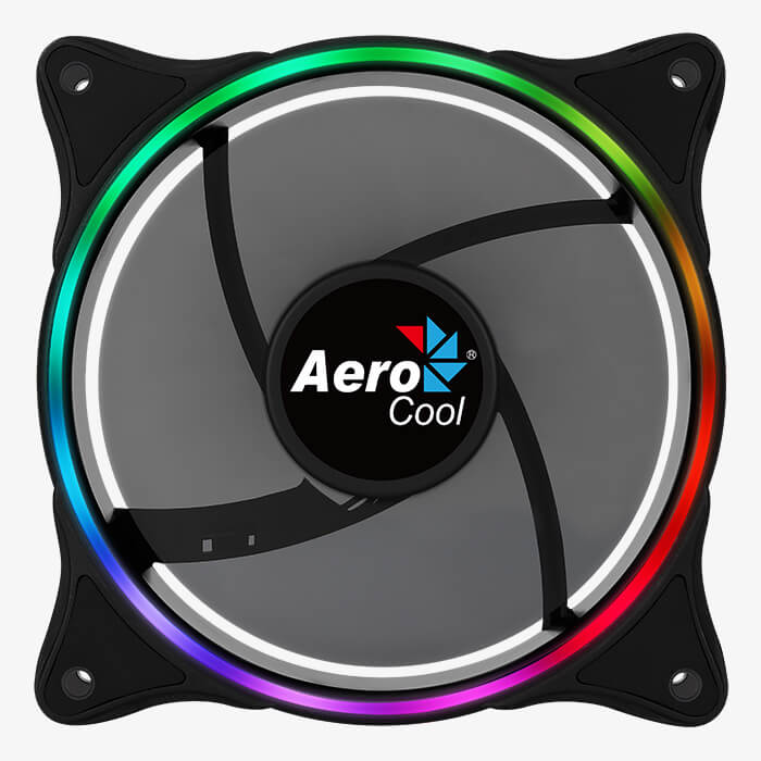 Вентилятор для корпуса AeroCool Eclipse 4718009158122 Addressable RGB LED, 120x120x25мм, 6-PIN + 4-PIN PWM цена и фото