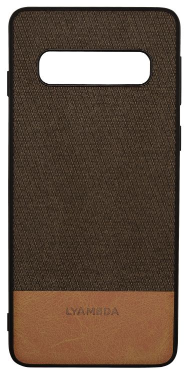 

Чехол Lyambda CALYPSO LA03-CL-S10P-BR для Samsung Galaxy S10+ brown, CALYPSO