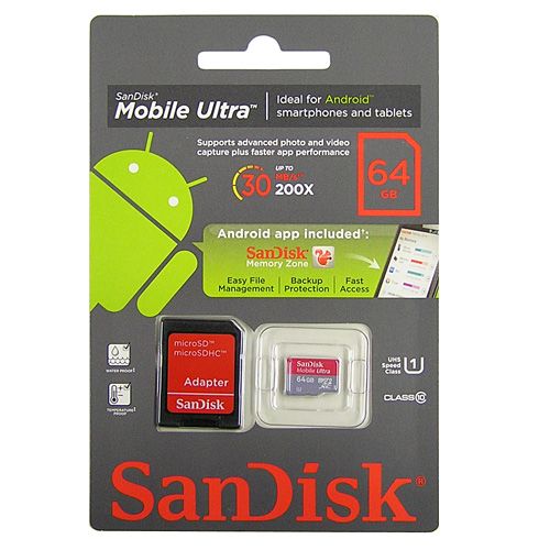 Карта памяти 64 гб microsdxc sandisk