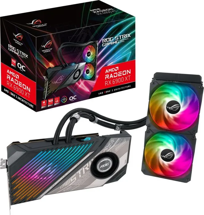 фото ASUS Radeon RX 6900 XT ROG STRIX GAMING OC (ROG-STRIX-LC-RX6900XT-O16G-GAMING)