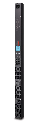 

Распределитель APC AP8858 Rack PDU 2G, Metered, ZeroU, 20A/208V, 16A/230V, Output: (18) C13 & (2) C19, Input: IEC-320 C20 (No power cord ), AP8858