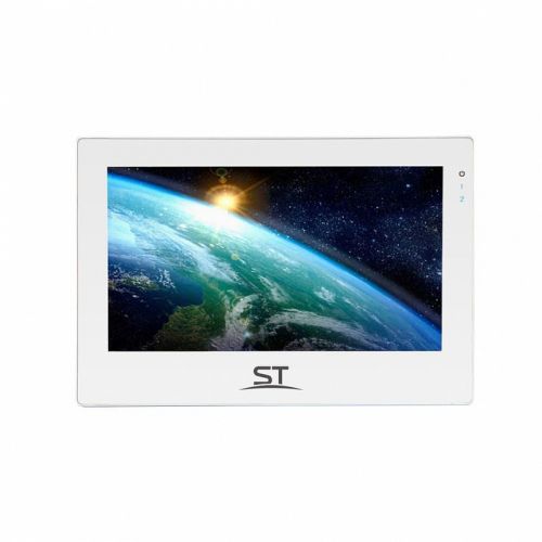 Монитор Space Technology ST-M205/7 (TS/SD/IPS) БЕЛЫЙ видеодомофона, 7” IPS LCD, цветной, 1024*600, C