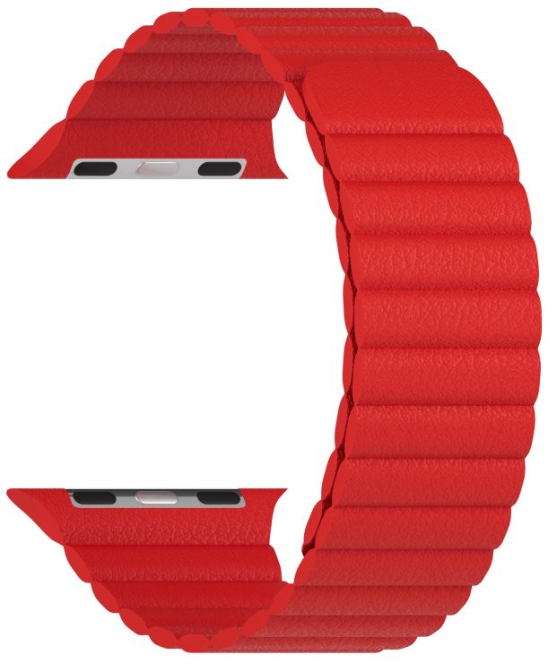 Ремешок на руку Lyambda POLLUX DSP-24-40-RD кожаный для Apple Watch 38/40/41 mm red