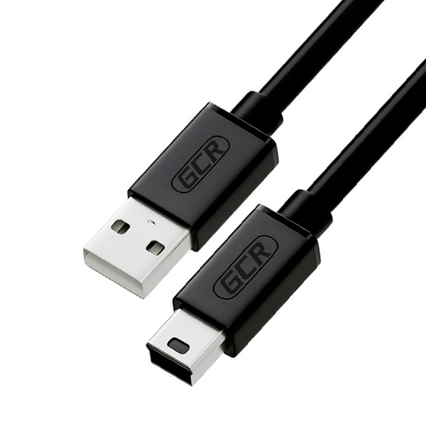 

Кабель интерфейсный USB 2.0 GCR GCR-UM2M5P-BB2S-1.8m ,12016,mini USB , черный, 28/28 AWG, AM / mini 5P, экран, армированный, морозостойкий, GCR-UM2M5P-BB2S-1.8m