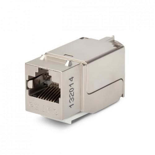 

Вставка Hyperline KJNE-8P8C-C5e-90-SH-F-WH Keystone Jack RJ-45(8P8C), категория 5e, экранированная, 110 IDC, заделка с помощью NE-TOOL, белая, KJNE-8P8C-C5e-90-SH-F-WH