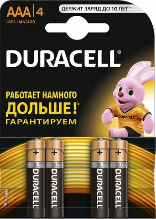 фото Duracell LR03 Basic