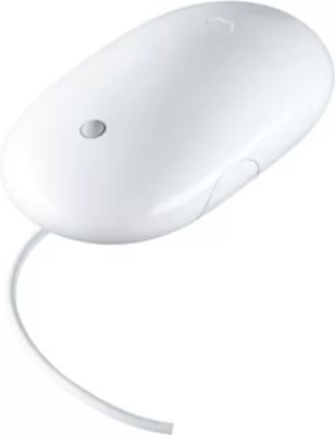 Apple Mighty Mouse Wired White USB MB112ZM/C