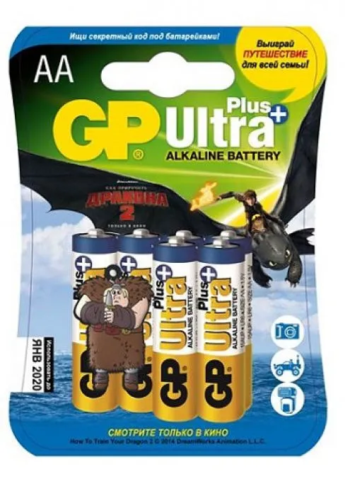 фото GP Ultra Plus Alkaline 15AUP LR6