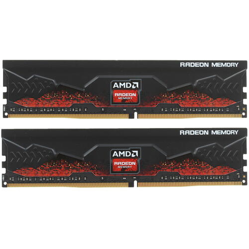 

Модуль памяти DDR4 16GB (2*8GB) AMD R7S416G2400U2K PC4-19200 2400MHz CL16 1.2V RTL, R7S416G2400U2K