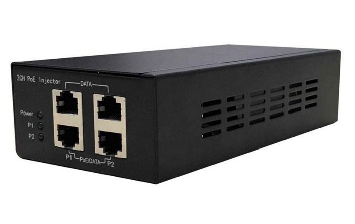 Инжектор PoE OSNOVO Midspan-2/602G IEEE 802.3af/at, AC100-240V, 60Вт