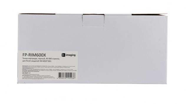 Тонер-картридж F+ FP-RIM600X черный, 40 000 страниц, для Ricoh моделей IM 600/P 801