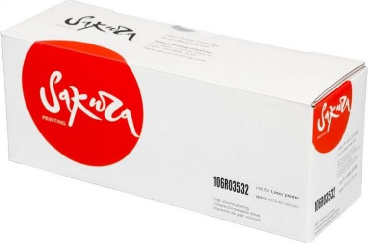 Картридж Sakura SA106R03532 для Xerox Phaser VersaLink C400/C405, черный, 10 500 к.