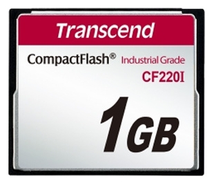 

Промышленная карта памяти CompactFlash 1GB Transcend TS1GCF220I Industrial High Speed (220X), TS1GCF220I