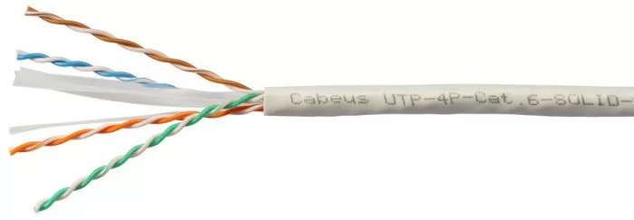 Cabeus UTP-4P-Cat.6-SOLID-LSZH-GY