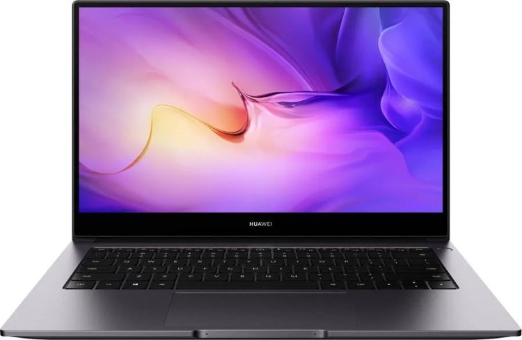 

Ноутбук Huawei MateBook D 14 NbD-WDI9 53013NXA i3-1115G4/8GB/512GB SSD/Iris Xe graphics/14" FHD IPS/WiFi/BT/cam/Win11Home/space gray, MateBook D 14 NbD-WDI9