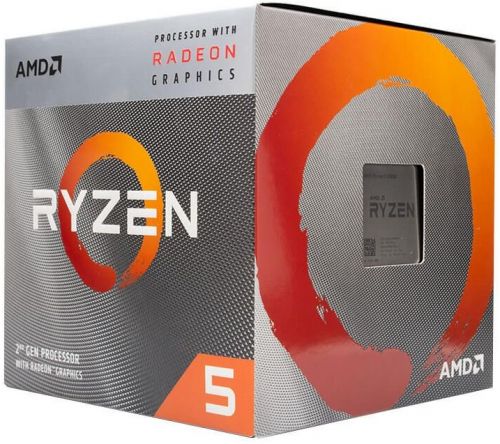 Процессор AMD Ryzen 5 3400G YD3400C5FHBOX Picasso 4C/8T 4.2GHz(AM4, L3 4MB, 65W, 12nm, Radeon RX Veg AMD Radeon Vega 11 - фото 1