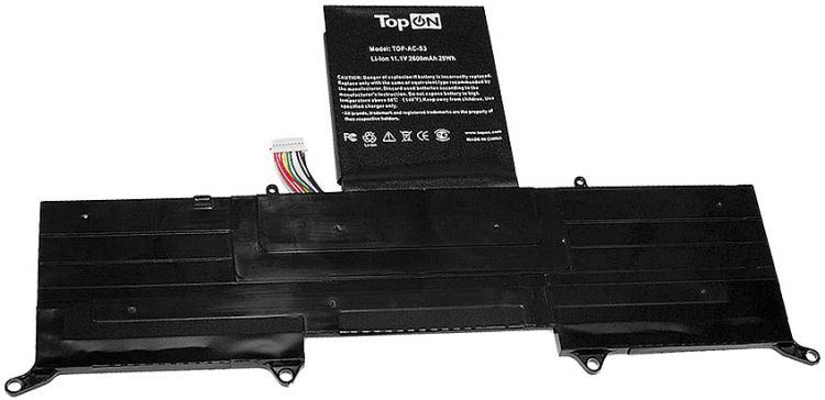 

Аккумулятор для ноутбука Acer TopOn TOP-AC-S3 к серии Aspire S3 Ultrabook Series. 11.1V 2600mAh 29Wh. PN: AP11D4R, BT.0030., TOP-AC-S3