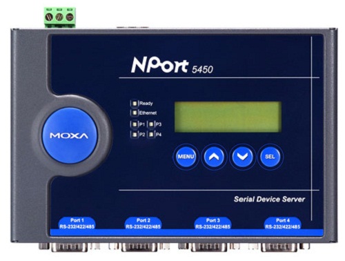 

Сервер MOXA NPort 5450I 4 Port RS-232/422/485 device server, isolation 2KV, NPort 5450I