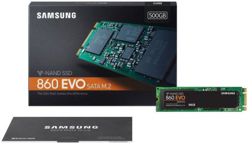 Накопитель SSD M.2 2280 Samsung MZ-N6E500BW 860 EVO 500GB V-NAND 3bit MLC SATA 6Gb/s 550/520MB/s 97K/88K IOPS MTBF 1.5M RTL - фото 5