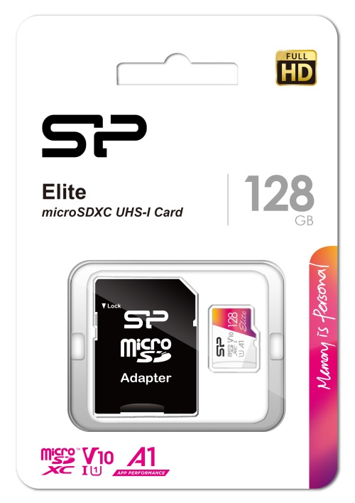 

Карта памяти 128GB Silicon Power SP128GBSTXBV1V20SP microSDXC Class 10 UHS-I U1 100 Mb/s Elite A1 (SD адаптер), SP128GBSTXBV1V20SP