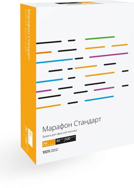 Бумага ТЕХНОЭВОЛАБ 450L90649 Марафон Стандарт A4 80г/м2 500 листов (ан-ог Performer 003R90649)