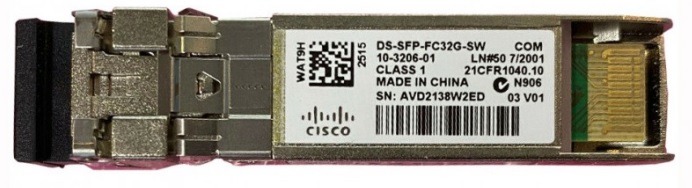 Трансивер Cisco DS-SFP-FC3 32 Gbps Fibre Channel SW SFP+, LC DS-SFP-FC32G-SW= - фото 1