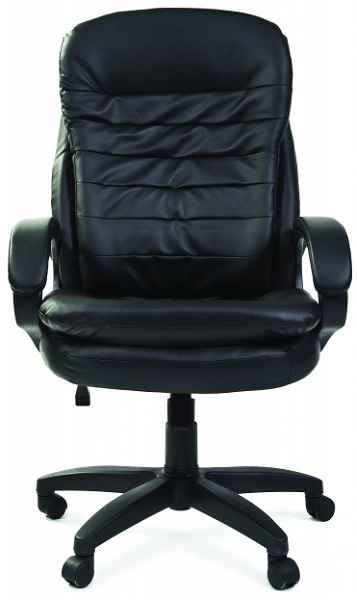 Кресло офисное Chairman 795 LT 7014616 черное, экокожа, до 120 кг
