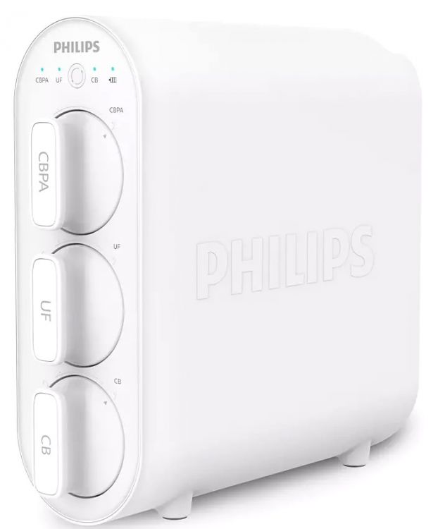 Фильтр для воды Philips AUT3234/10 4-х уровневая система ультрафильтрации (фильтр 2в1 + 2 фильтра), Smart система индикации ресурса картриджей, ААА*3ш
